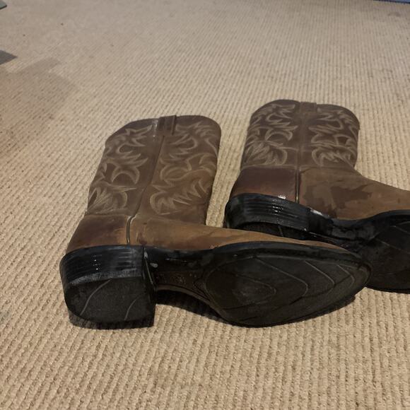 Ariat Cowboy Boots Mens Size 9.5 D Western Brown